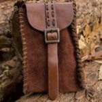 Merchant Suede Bag - Brown